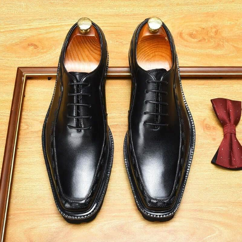 Mens Dress Shoes Luxury Genuine Leather