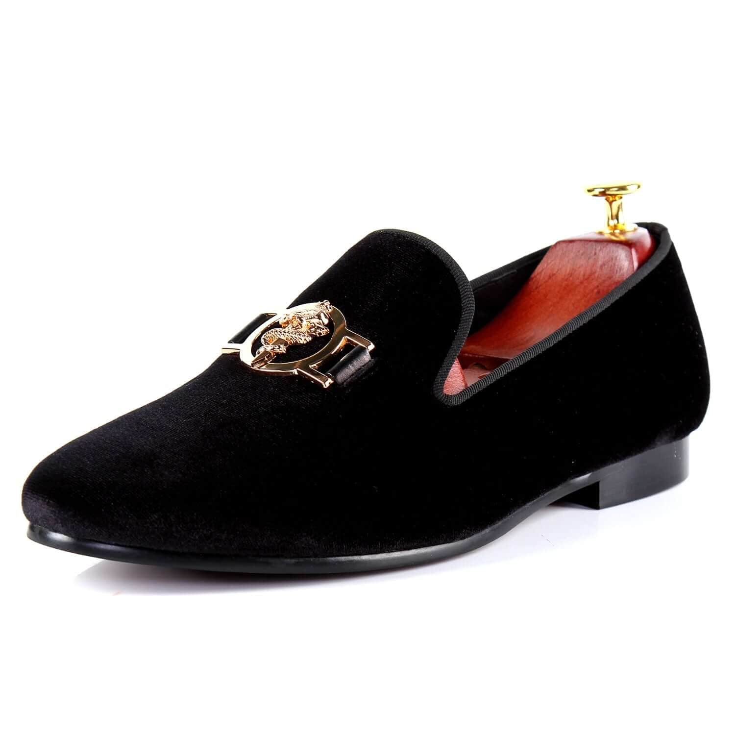 Mens velvet loafers size 14 sale