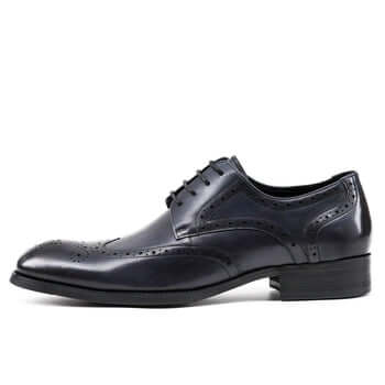 Wingtip Genuine Breathable Leather | Multi-color Men Brogue Shoes - MenAddicts